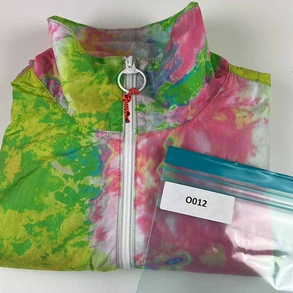 Nwt Urban Outfitters Multi Colour 2 way  Windbreaker Rain Jacket - Picture 11 of 11